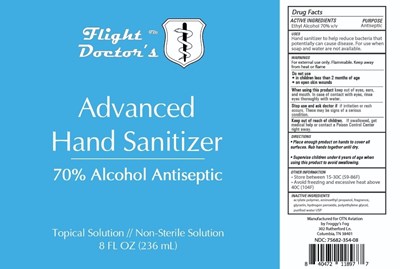 Flight Dr Hand Sanitizer (Flight Dr 8oz Label)